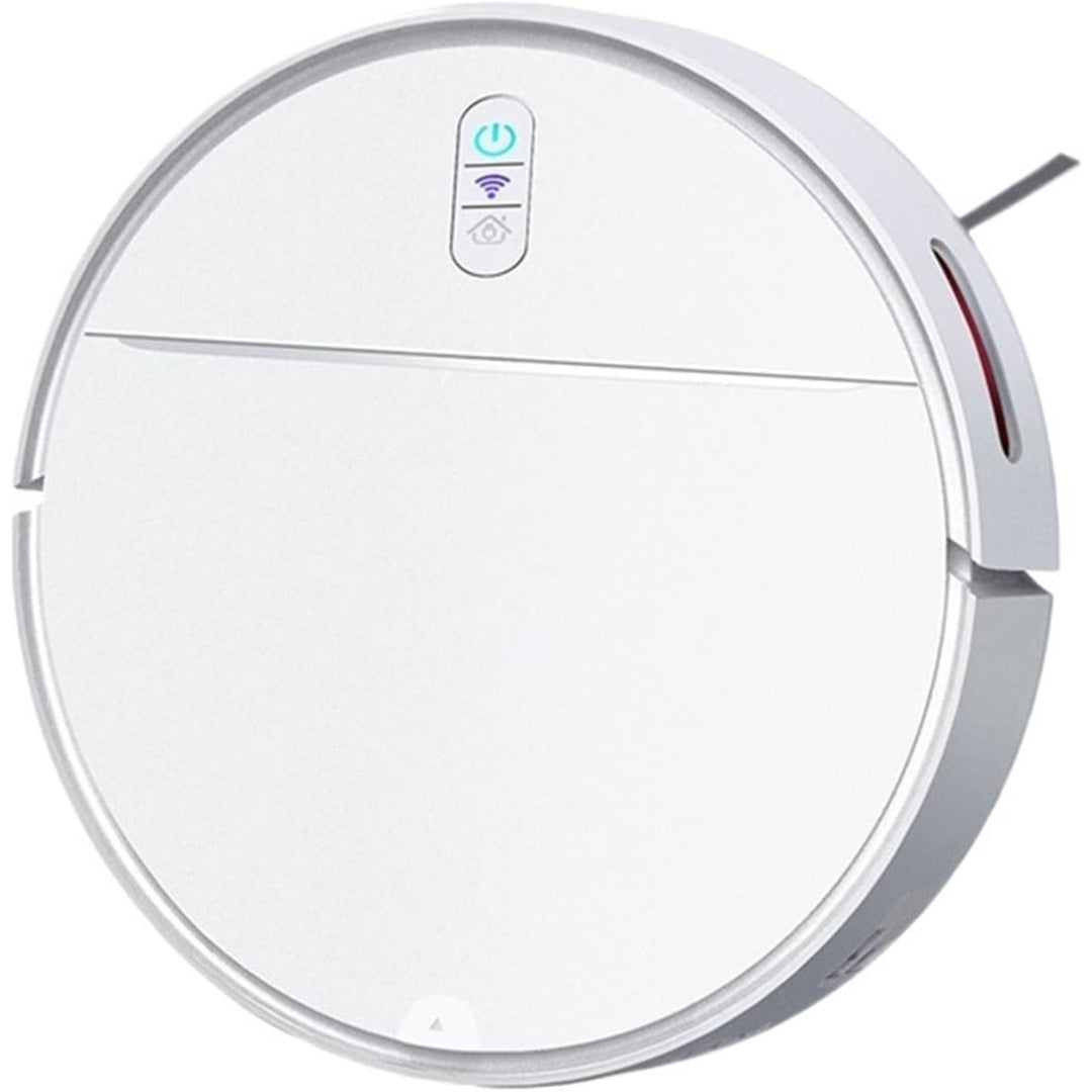 Aspirateur robotise avec collecteur associant la collecte de la poussiere et le nettoyage automatise des sols