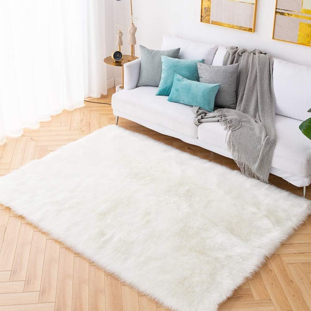 Tapis a poils longs avec la collecte des poils