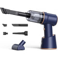Aspirateur a main, coloris gris et noir, avec l'entretien des habitacles