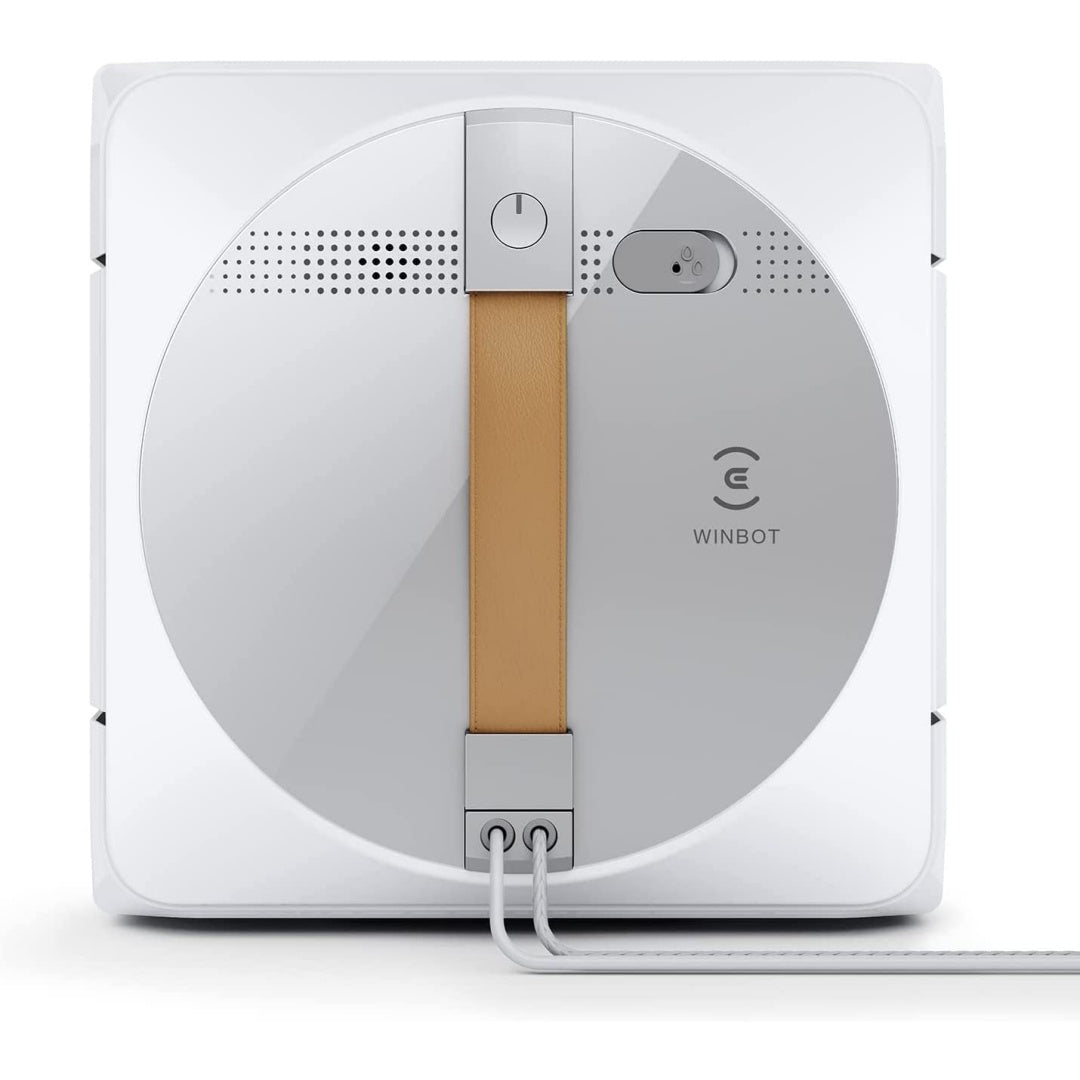 Ce robot nettoyeur de fenetres combine le deplacement sur la vitre et le nettoyage des surfaces vitrees