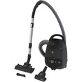 Cet aspirateur au format traineau combine une contenance annoncee de 4 l et l'entretien des sols